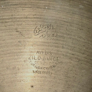 Used Zildjian Avedis 1929-1946 13" Hi-Hat Cymbal