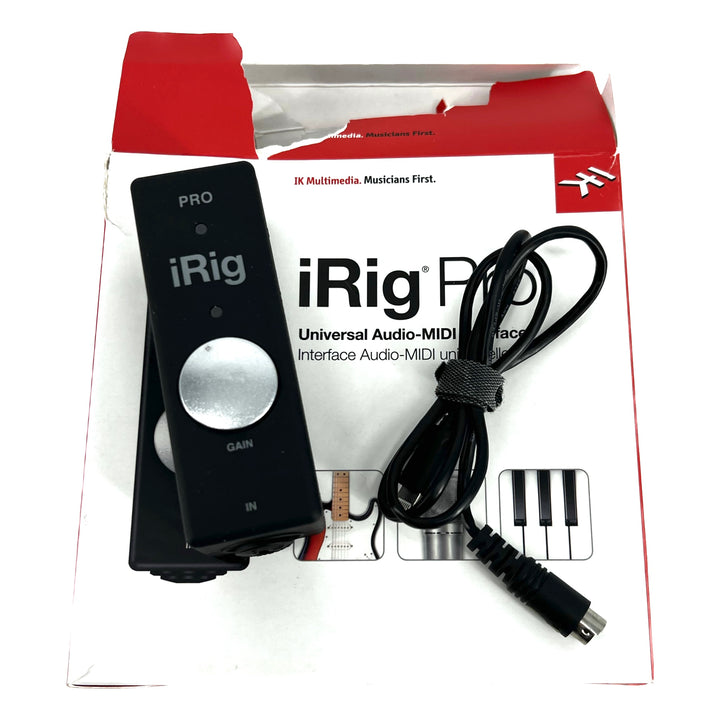 iRig Pro Universal Audio-MIDI Interface Used