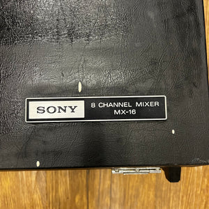 Vintage Sony MX-16 8-Channel Mixer Used