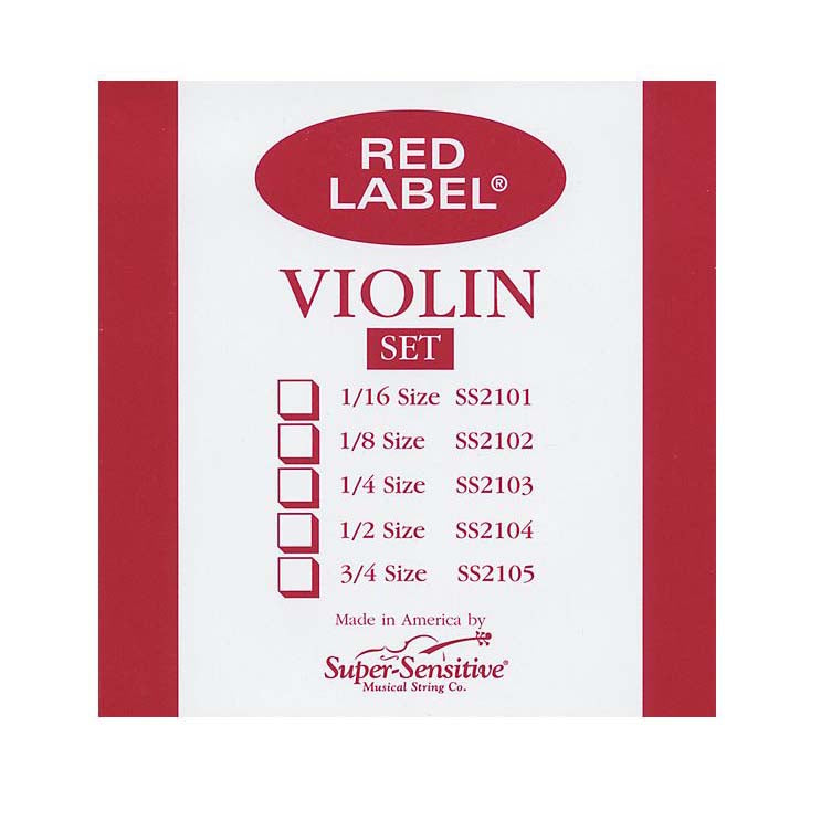 Red Label Violin Strings