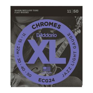 D'Addario Chromes Electric Guitar Strings ECG24
