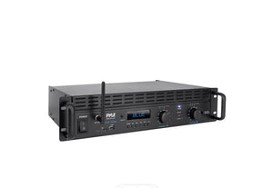 Pyle Pro PTA1000BT Professional Stereo Power Amplifier with Bluetooth (500W/Channel @ 8 Ohms) - Open Box