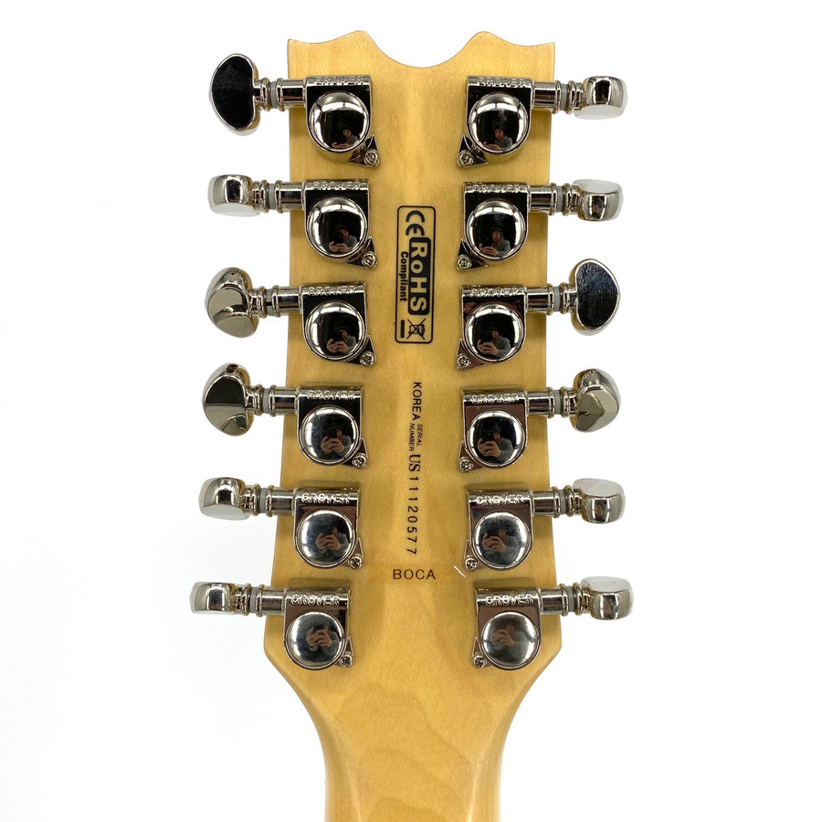 Dean Boca 12 - Black - 12 String Electric Guitar Semi Hollow Used