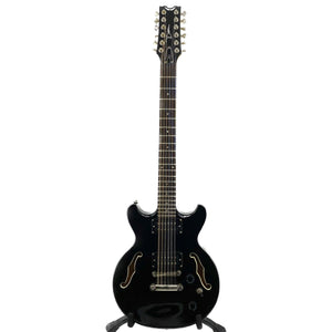 Dean Boca 12 - Black - 12 String Electric Guitar Semi Hollow Used