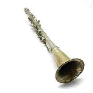 Nuernberger Clarinet 1920's - 1930's - Nickel Finish - Vintage Used