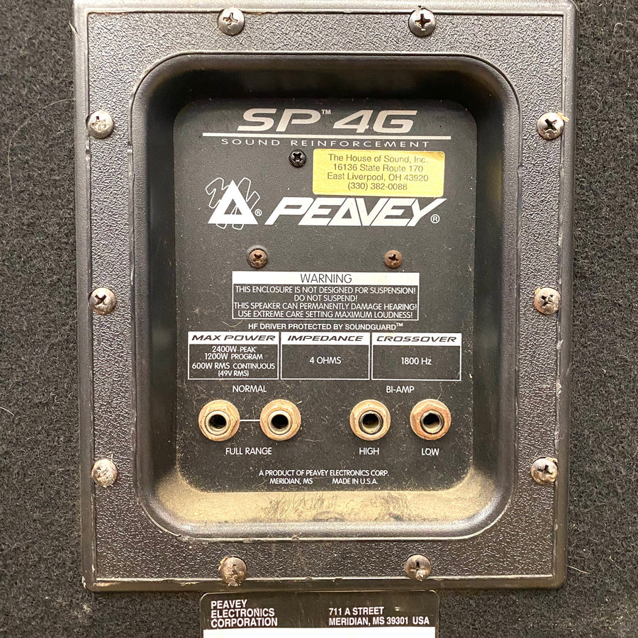 Peavey SP4G Speaker Pair Used