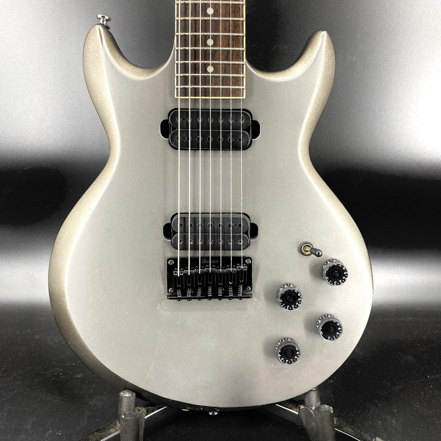 Ibanez AX 7221 7 String - Satin Silver - Electric Guitar - Used