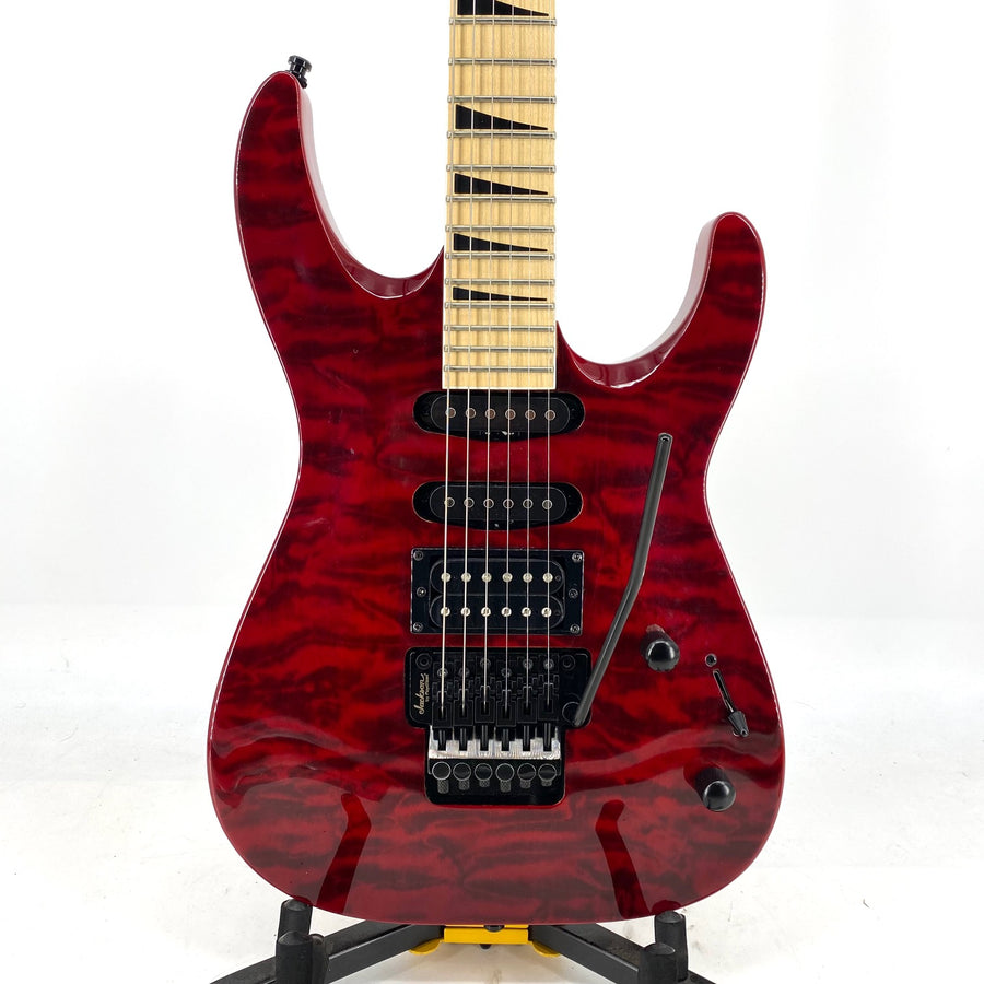 Jackson JS32Q Electric Guitar Maple Neck - Trans Red - Used