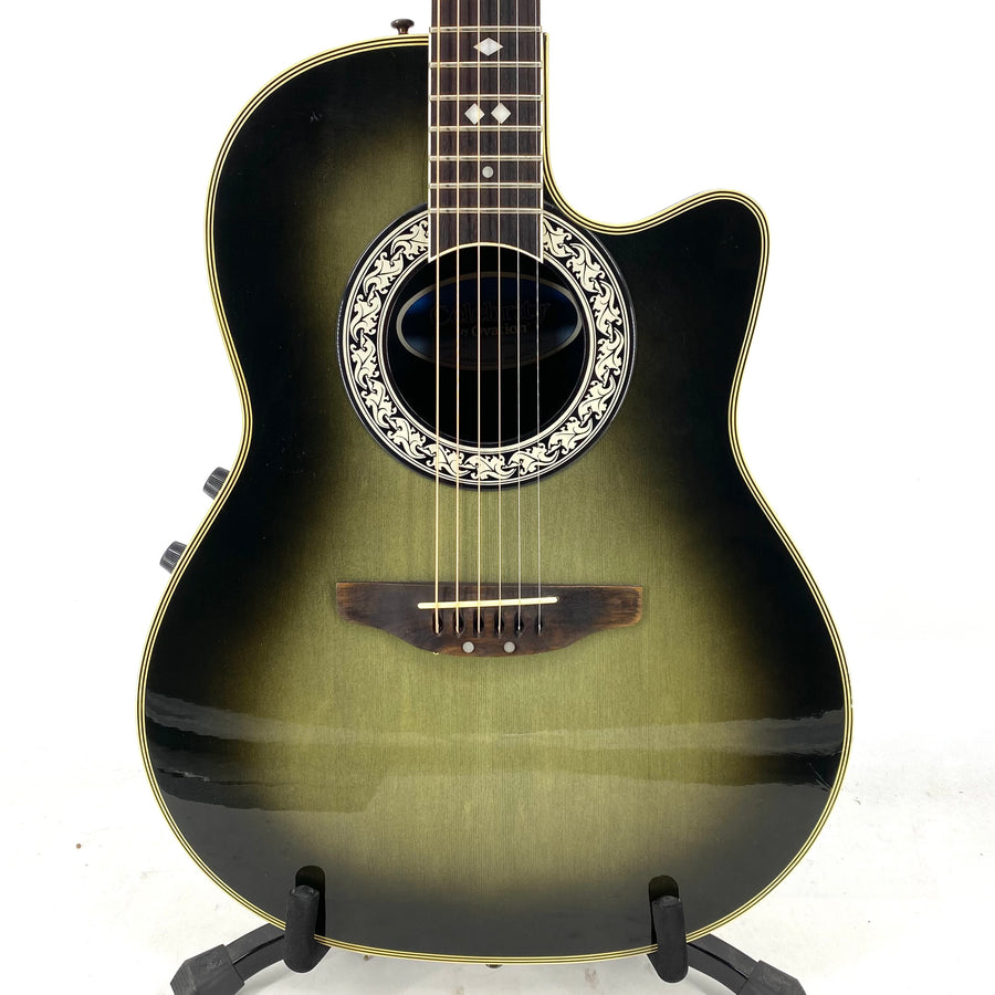 Celebrity CC57 Acoustic Electric Guitar - Green Burst - Ovation - Used