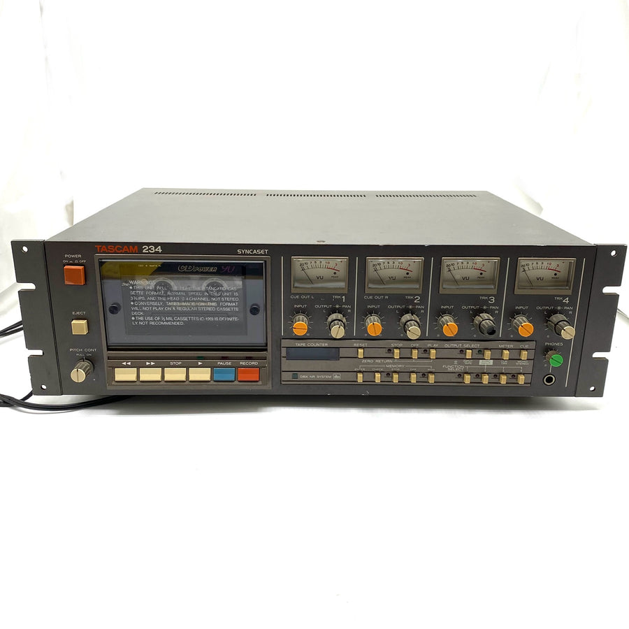 TASCAM 234 Syncaset Rack Mountable Tape Deck AS IS - Used