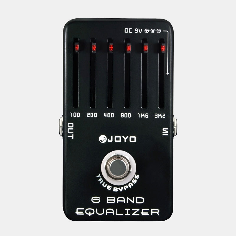 Joyo JF-11 6-Band Equalizer Guitar EQ Effects Pedal with True Bypass