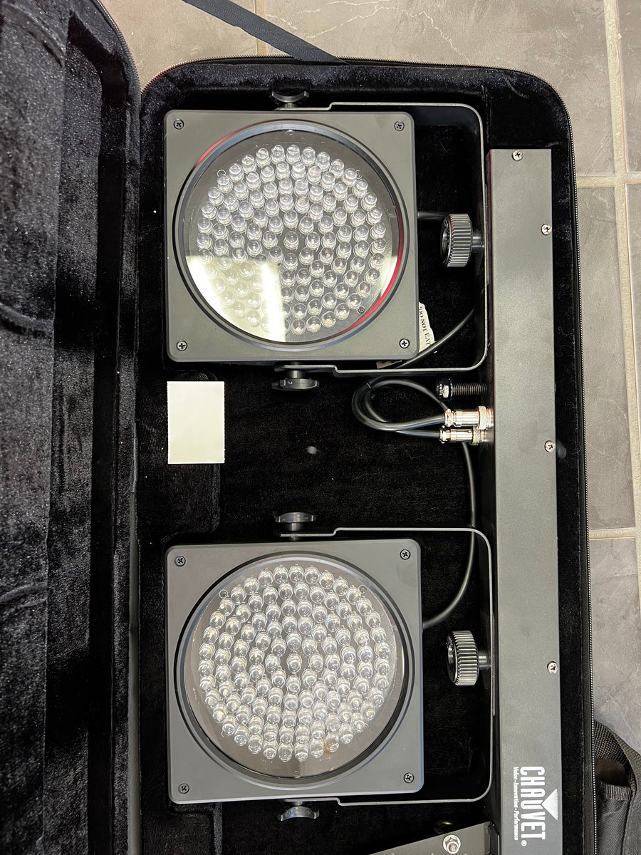 Chauvet 4 BAR 4bar DMX LED Stage Wash Light System w/ Case - Used