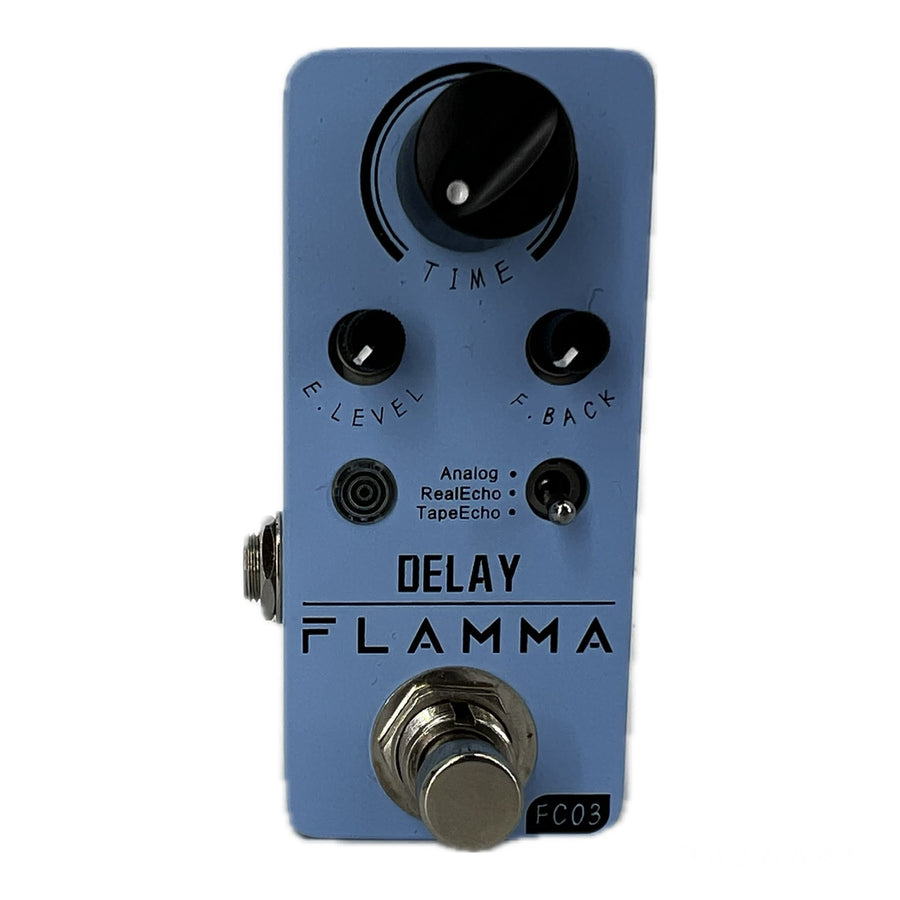 Flamma FC03 Delay Pedal Electric Guitar 3 Delay Effects Modes Analog Real Echo Tape Echo True Bypass - Used