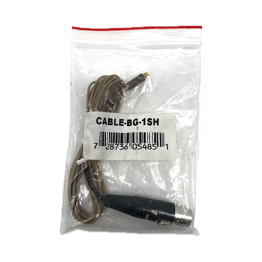 Morgan 2mm Replacement Mic Cable for Shure Wireless CABLE-BG-ISH