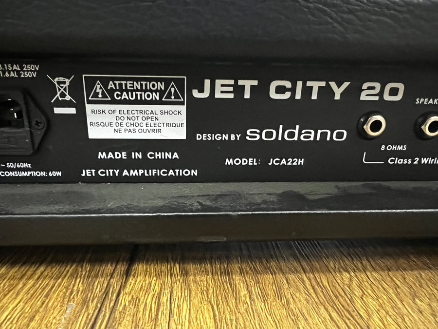 Jet City Amplification 22H JCA22H Tube Guitar Amplifier Head - Used