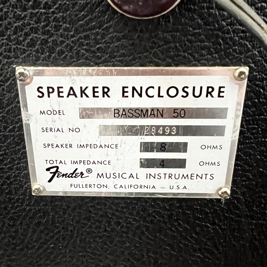 Vintage 1974 Fender Bassman 50 Full-Stack Bass Amplifier - Used