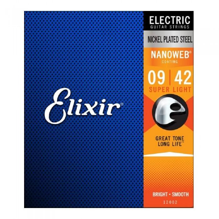 Elixir 12002 Electric Guitar Strings NanoWeb