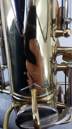 Used Conn USA 50s Alto Saxophone Shooting Stars with Hard Case and Mouthpiece