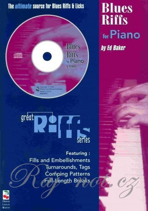 Hal Leonard Blues Riffs For Piano Book w/CD