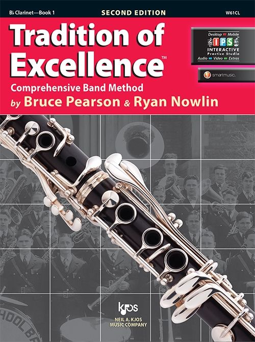 KJOS W61CL Tradition of Excellence Bb Clarinet Book 1