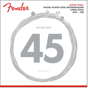 Fender Super 7250's Nickle Plated Steel Wound Bass Strings