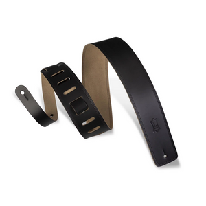 Levy's DM1-BLK Black Guitar Strap with Suede Backing