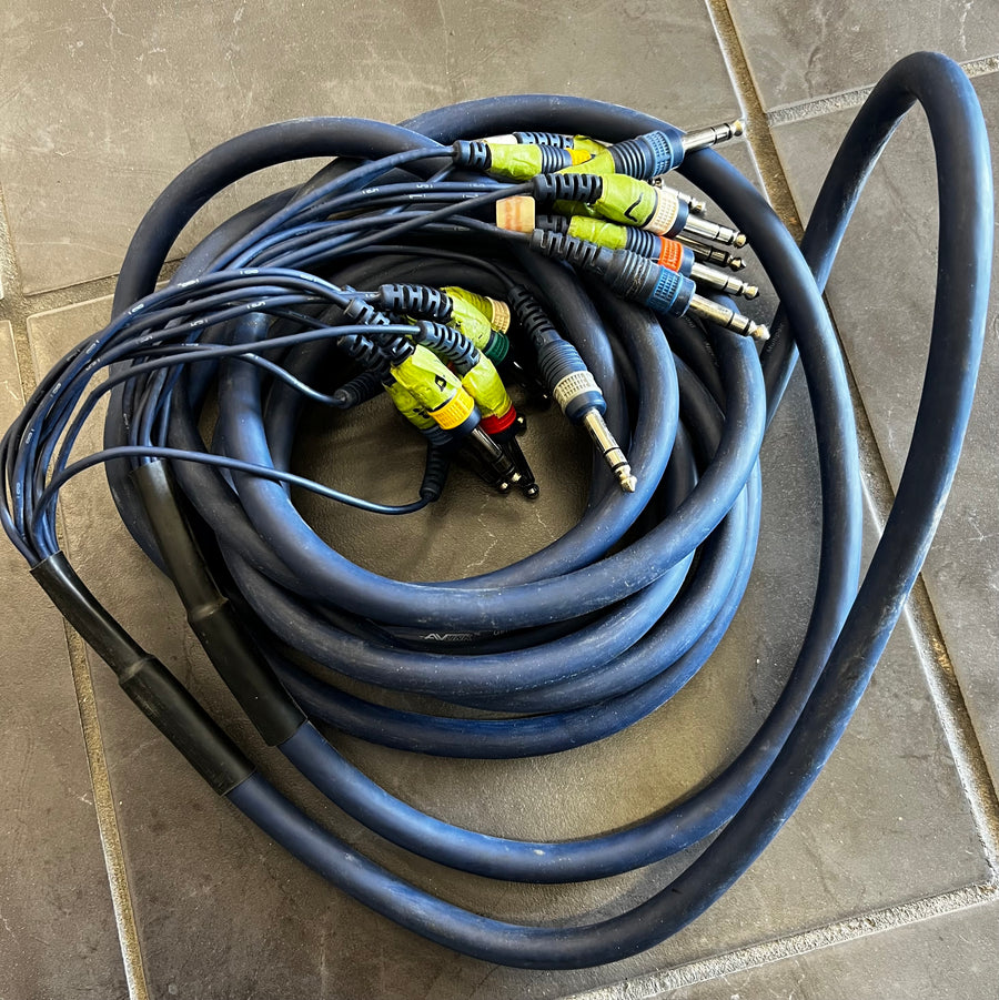 8 channel 20ft  TRS Stage Snake Used