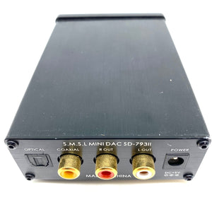 SMSL SD793-II PCM1793 DIR9001 DAC Digital Audio Decoder Amplifier - Black - Used