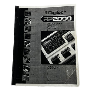 Digitech RP2000 Guitar Multi-Effects Processor Used