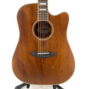 D'Angelico Premier DAPGC20MNG - Natural Mahogany Acoustic Guitar Used