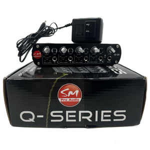SM Audio Q-DI 4-Channel Direct Box and Line Mixer Used