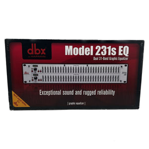 DBX 231S Dual Channel 31-Band Equalizer Used