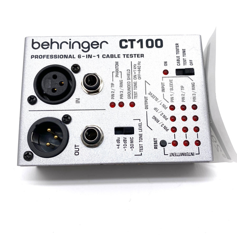 Behringer CT100 Cable Tester Used