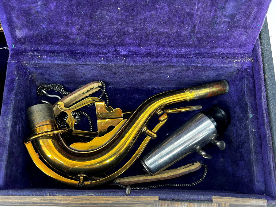1920's Vintage Buescher Low Pitch True Tone Alto Saxophone Used/AS IS
