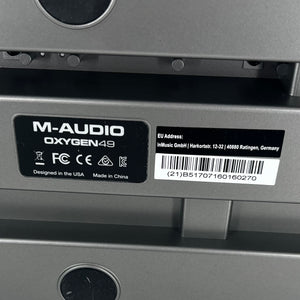 M-Audio Oxygen 49 MK IV MIDI Controller Used