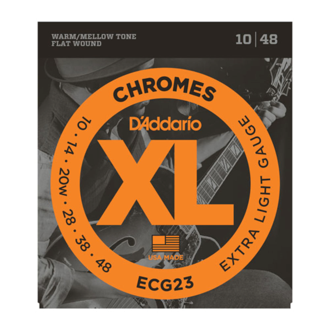 D'Addario ECG23 Chrome Extra Light