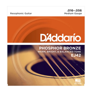 D'Addario EJ42 Resophonic Dobro Strings