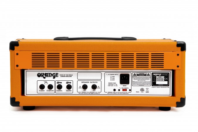 Orange Amplifiers Crush Pro 120 CR120H Guitar Amp Head Rear