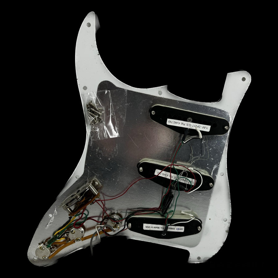 Fender Loaded Stratocaster Pickguard Malmsteen DiMarzio - White - Used