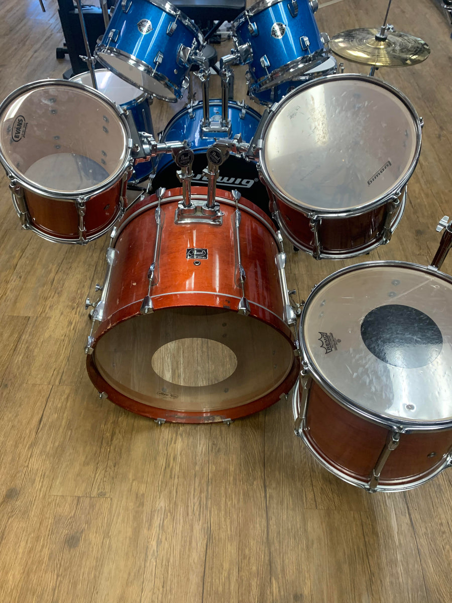 Pearl Export 4 Piece Shell Pack with Mounting Hardware