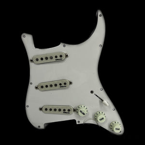 Fender Loaded Stratocaster Pickguard Malmsteen DiMarzio - White - Used